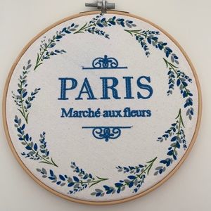 Cross Stitch “Paris Flower Market”
